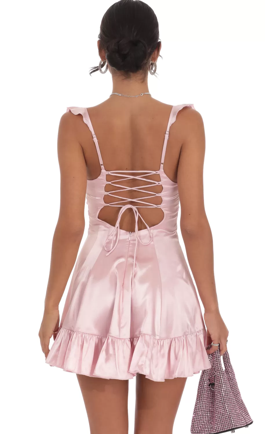 A-Line Dress In Pink^LUCY IN THE SKY Flash Sale