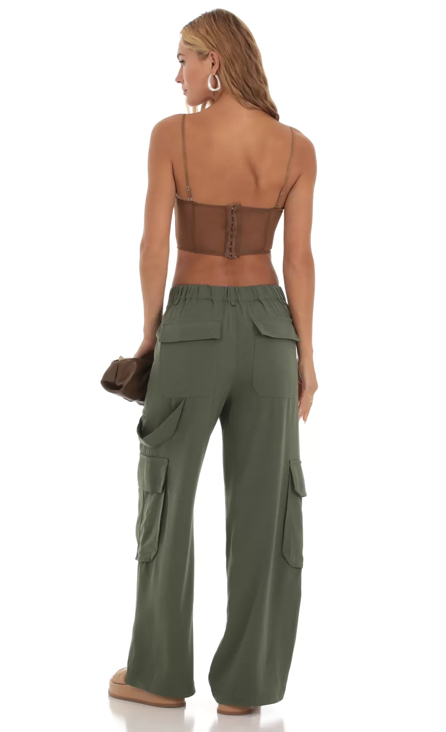 Cargo Pants In Green^LUCY IN THE SKY Shop