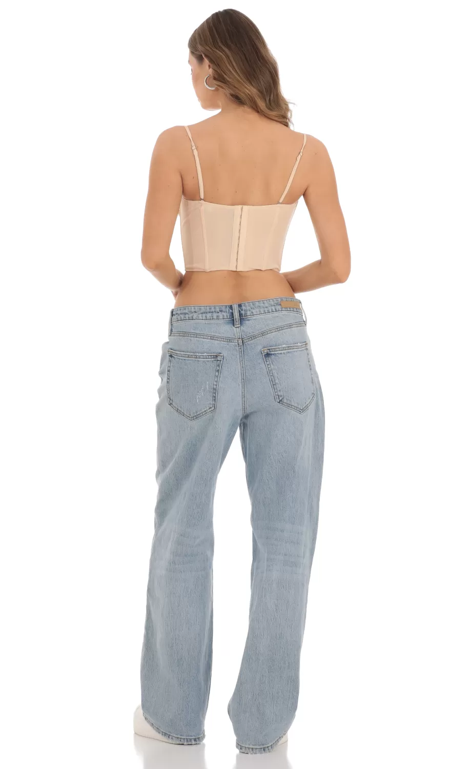 Corset Bralette Top In Nude^LUCY IN THE SKY Online