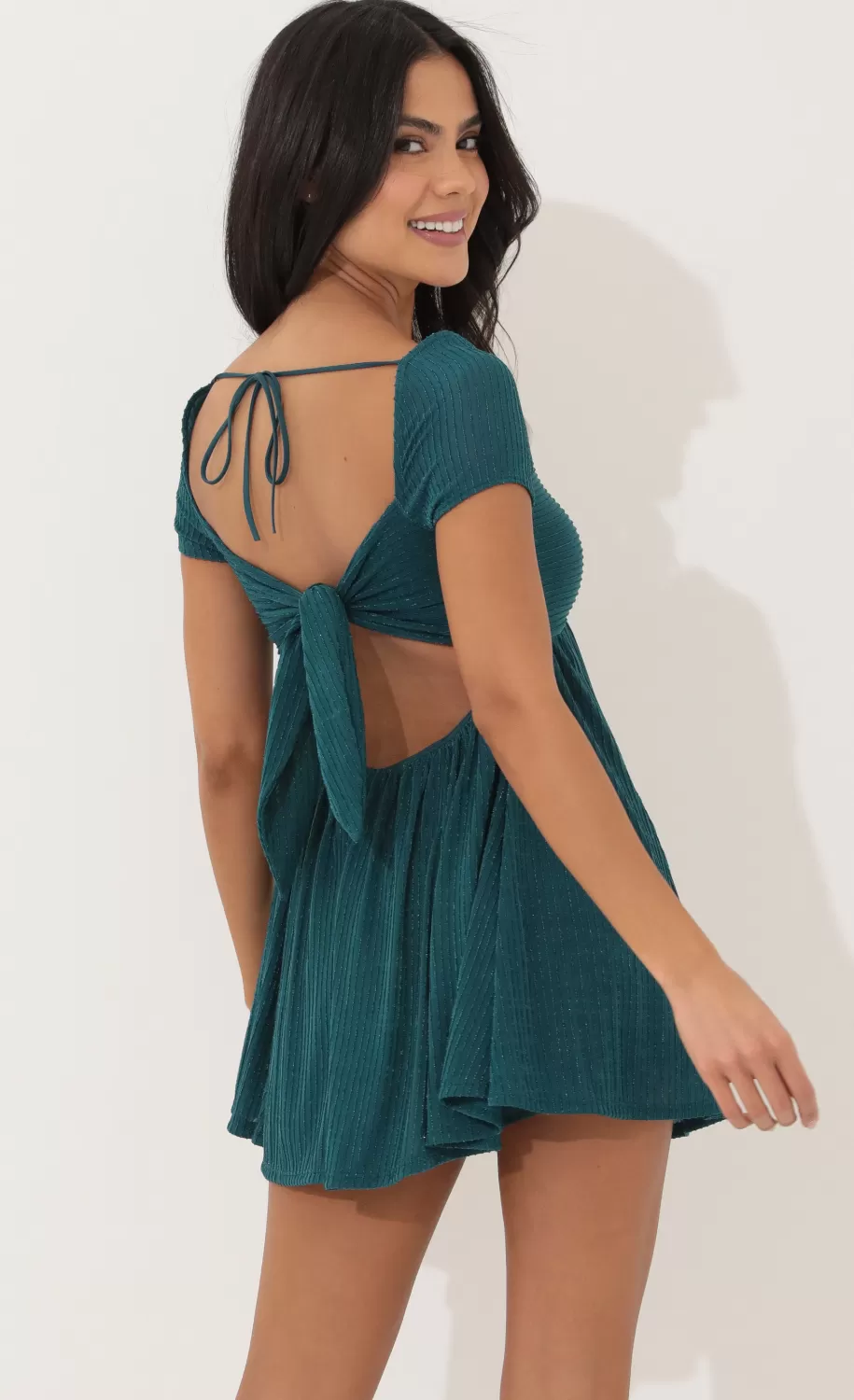 Heart Breaker Dress In Green^LUCY IN THE SKY Cheap