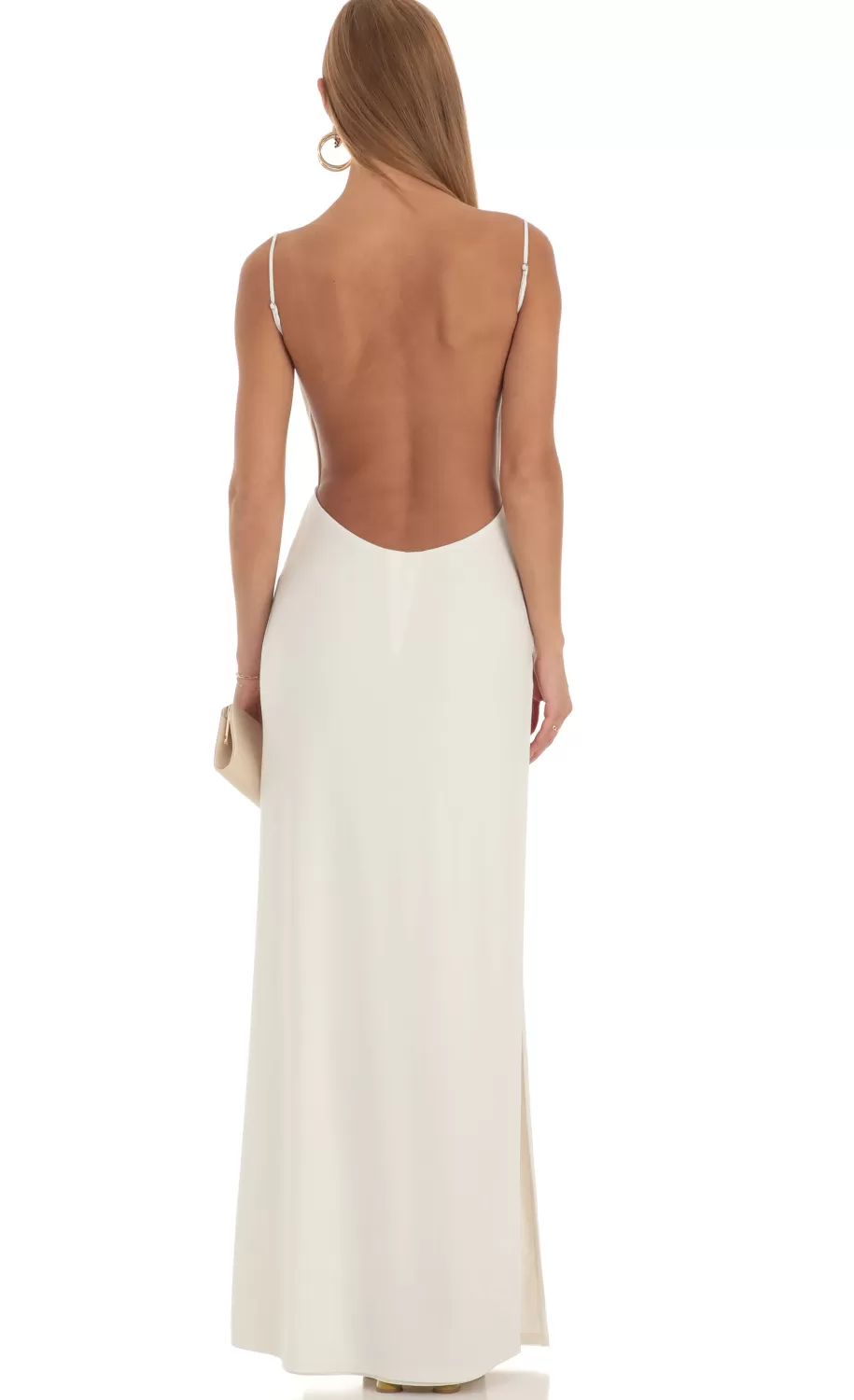 Lace Maxi Dress In Ivory^LUCY IN THE SKY Outlet