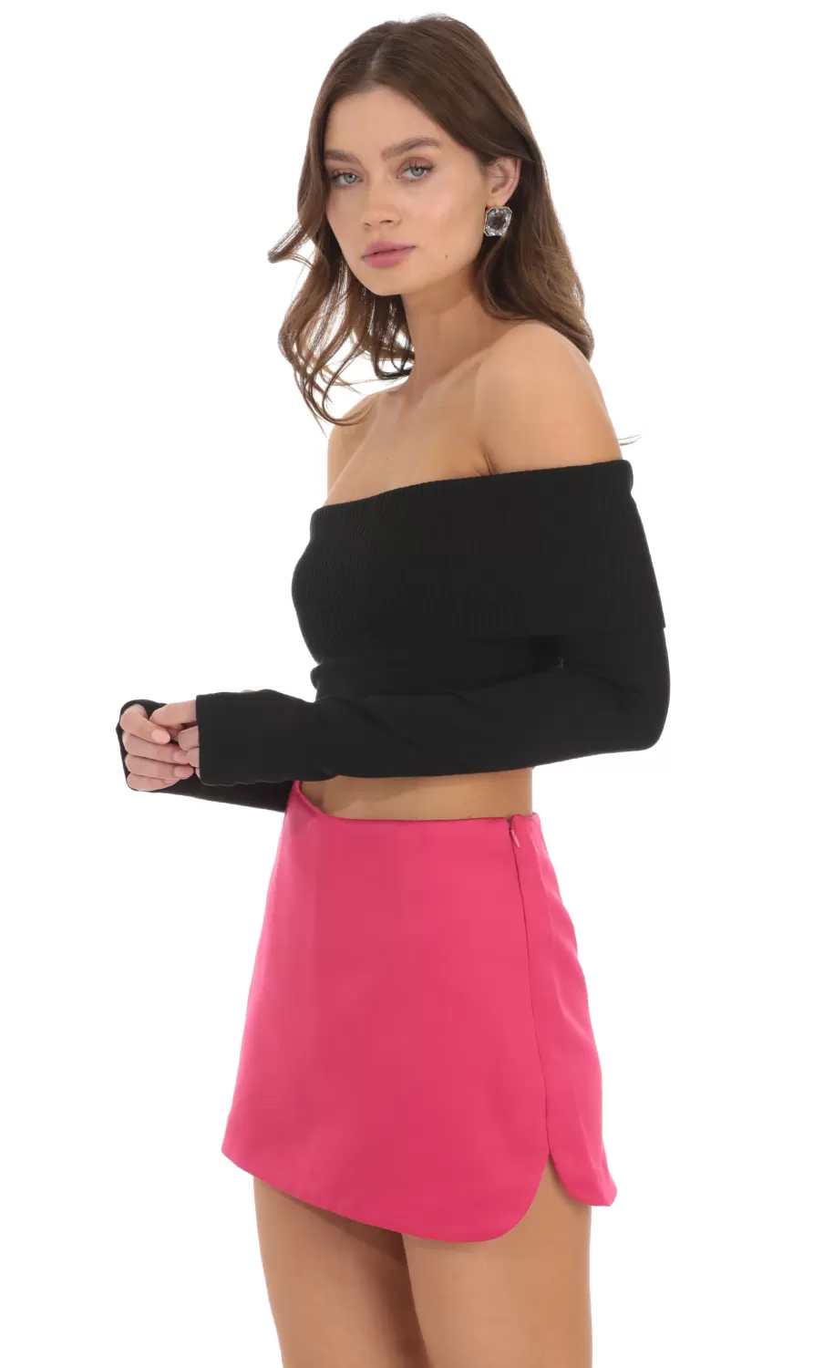 Mini Skort In Pink^LUCY IN THE SKY Flash Sale