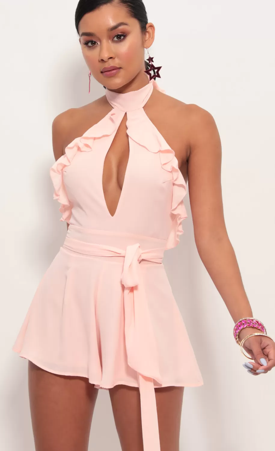 Romper In Blush^LUCY IN THE SKY Best