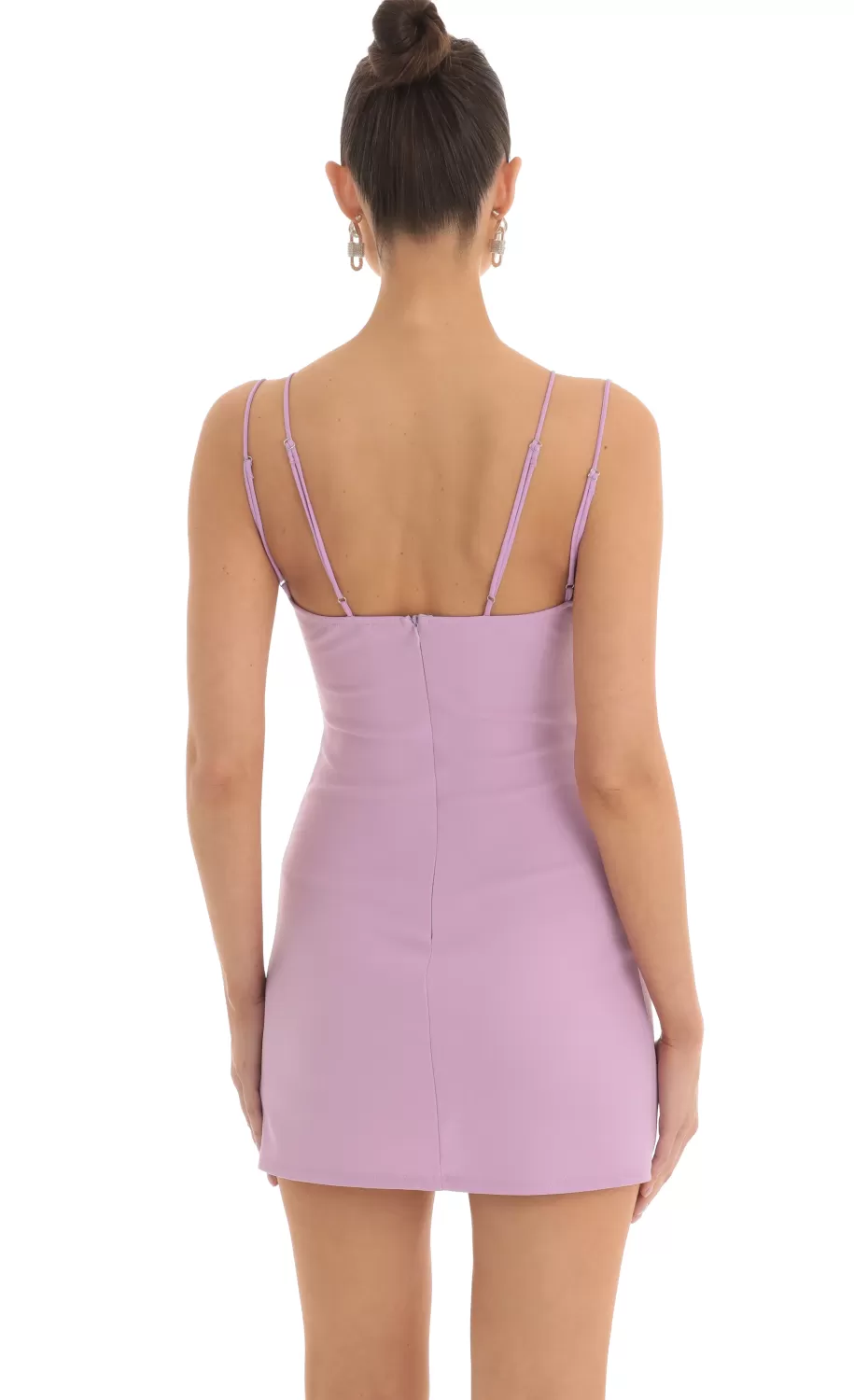 Sequin Cutout Dress In Purple^LUCY IN THE SKY Discount