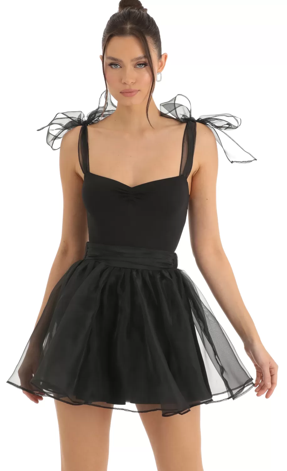 Skater Skirt In Black^LUCY IN THE SKY Store