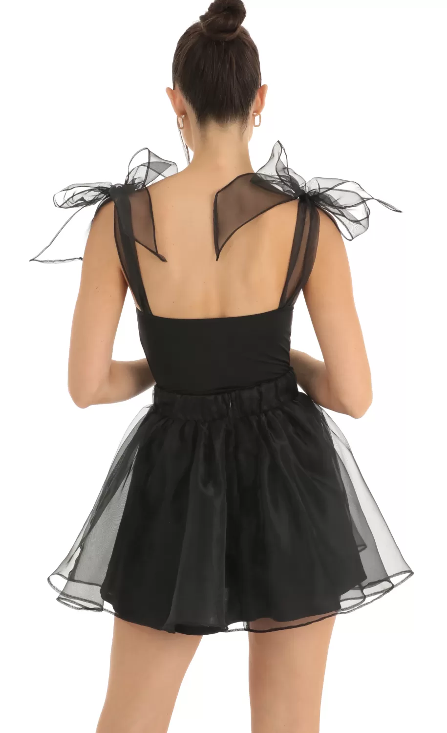 Skater Skirt In Black^LUCY IN THE SKY Store