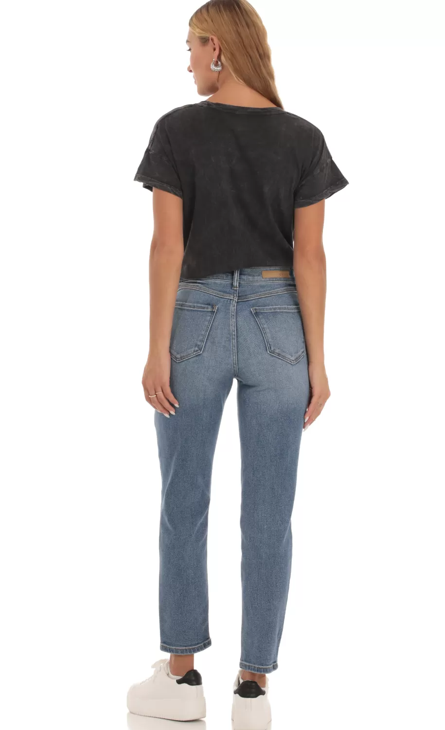 Straight Leg Denim Jeans^LUCY IN THE SKY Clearance