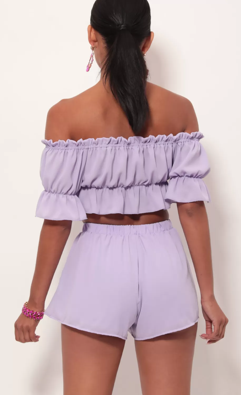 Two Piece Set In Lavender^LUCY IN THE SKY Clearance